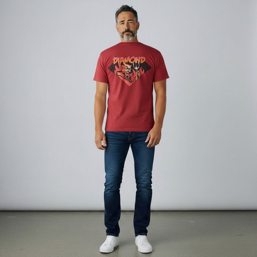 Diamond Supply Co Diamond See You Soon Red Graphic T Shirt Mens S
